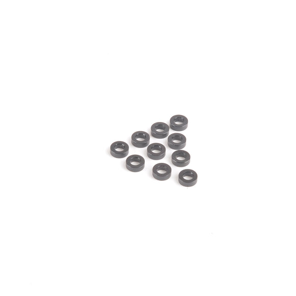 U7711 M3 Black Alloy Washers 2.0mm (pk10)